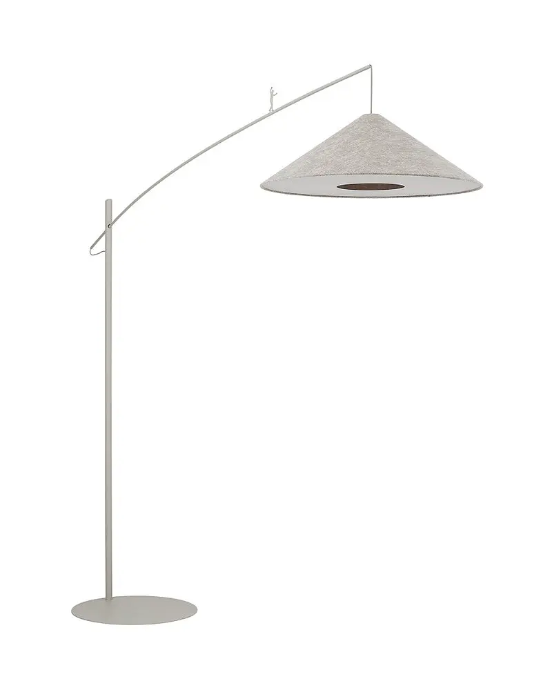 Торшер Nowodvorski 11686 Poise A E27 1x25W IP20 светло-серый - фото 5