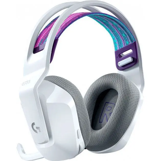 Ігрові навушники Logitech G733 Lightspeed Wireless RGB White (981-000883) [64406] - фото 2