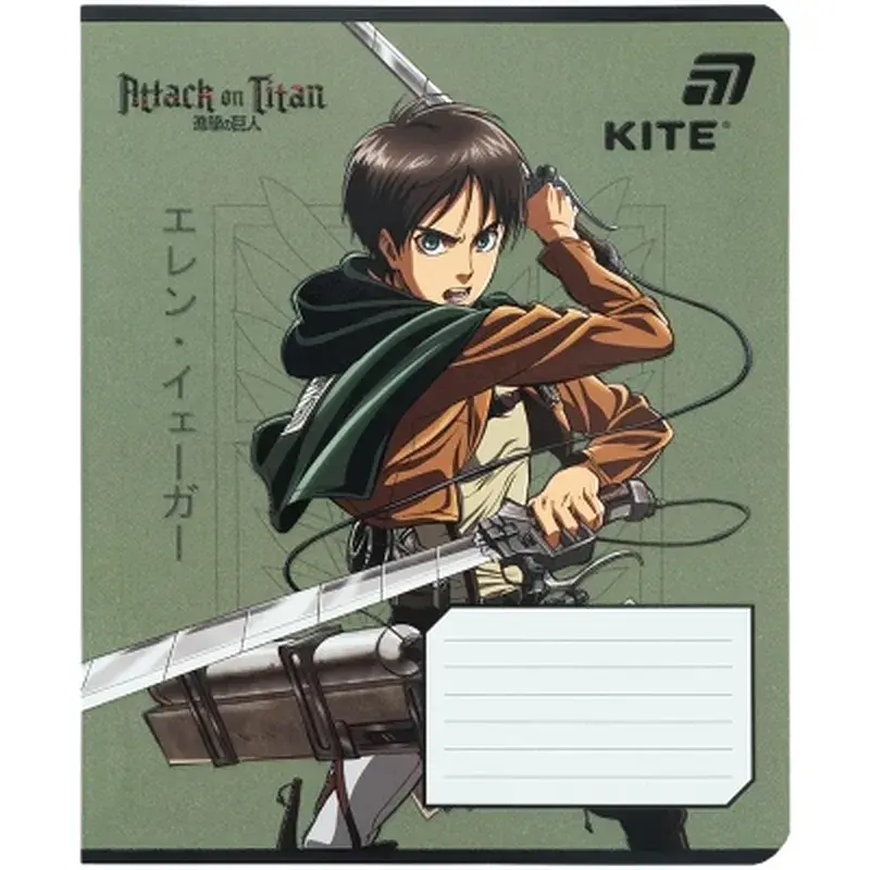 Зошит Kite Attack on Titan, 18 аркушів, клітинка (AT26-236) - фото 7