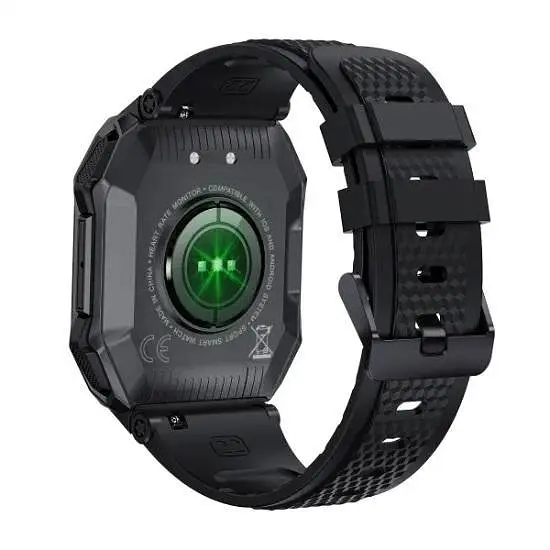 Сенсорний розумний смарт-годинник Smart Sport K55 Black (16070-hbr) - фото 3