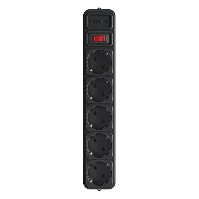 Фільтр живлення Gembird 5 розеток 4,5м Black (SPG5-G-15B) - фото 2