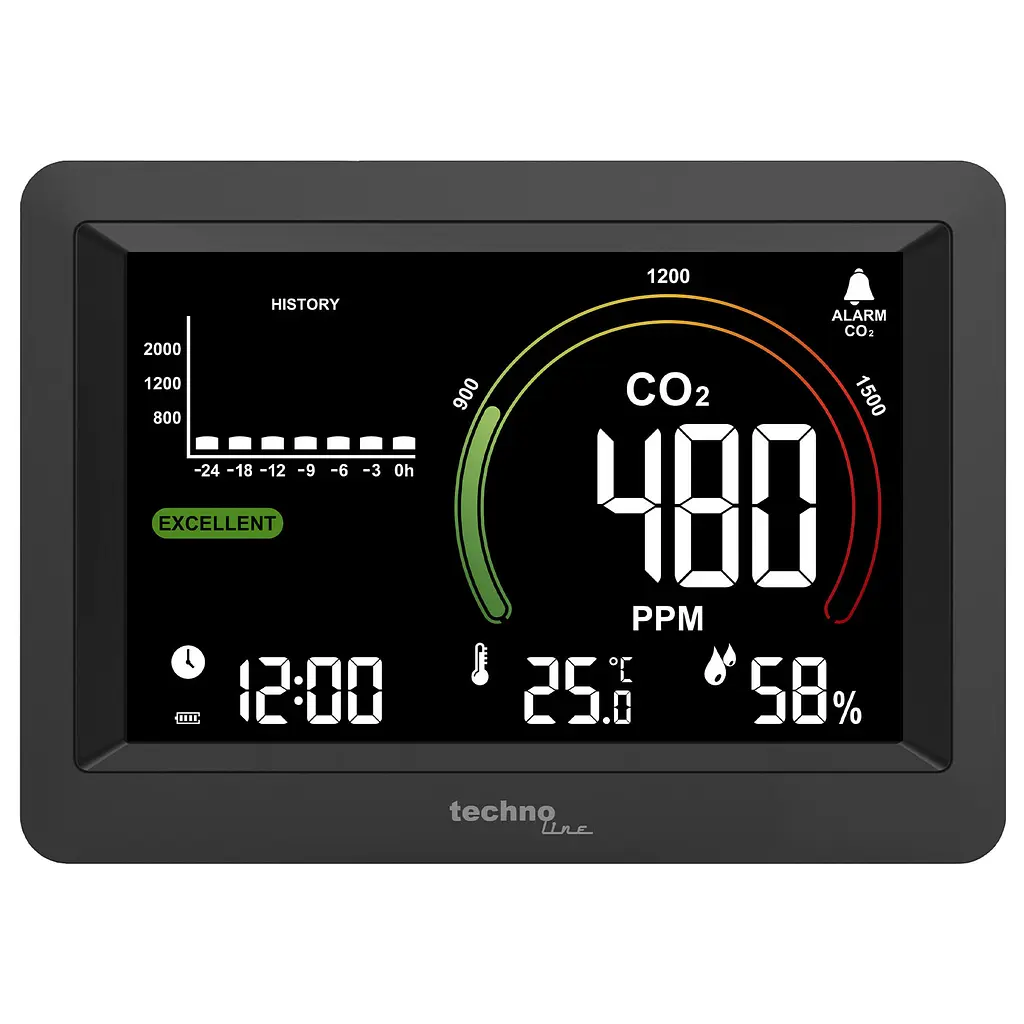 Метеостанція Technoline WL1028 Black (WL1028), Чорний - фото 4