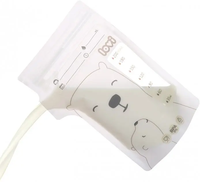 Пакеты для хранения молока Lovi Buddy bear, 25 шт. (12/208) - фото 3