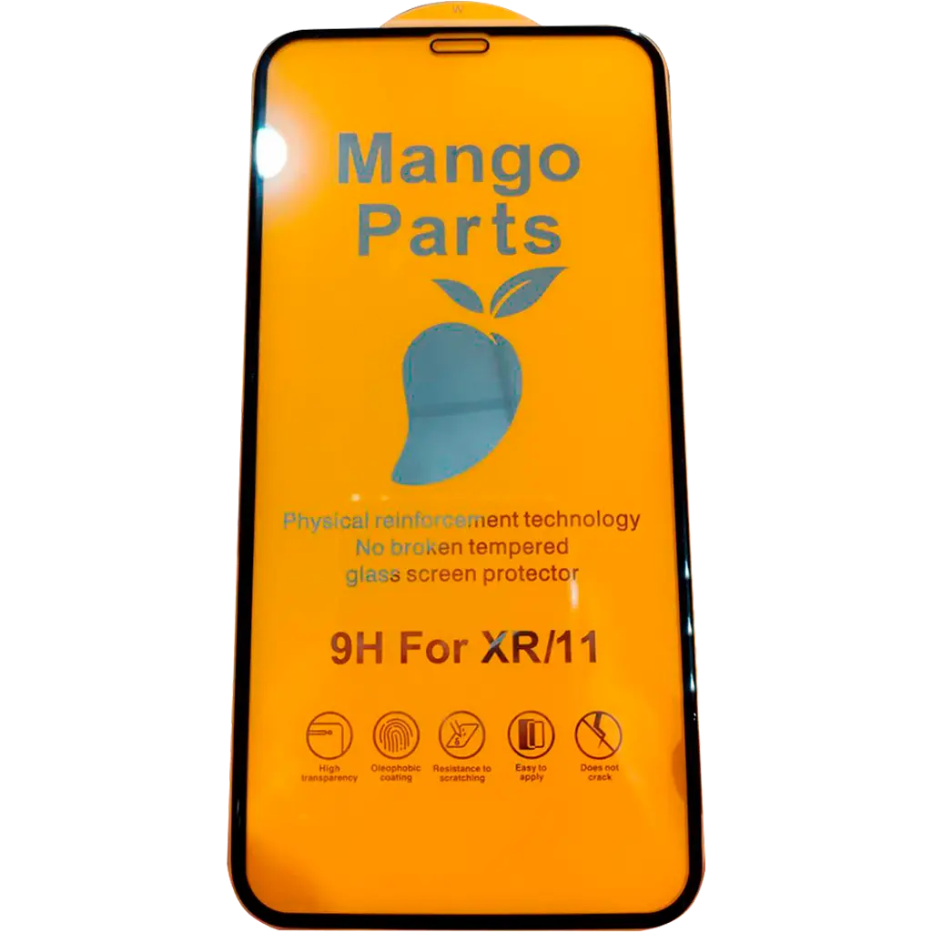 Захисне скло Mango 9D Full Cover Tempered Glass для Apple iPhone Xr/11 (Black) [57110] - фото 2