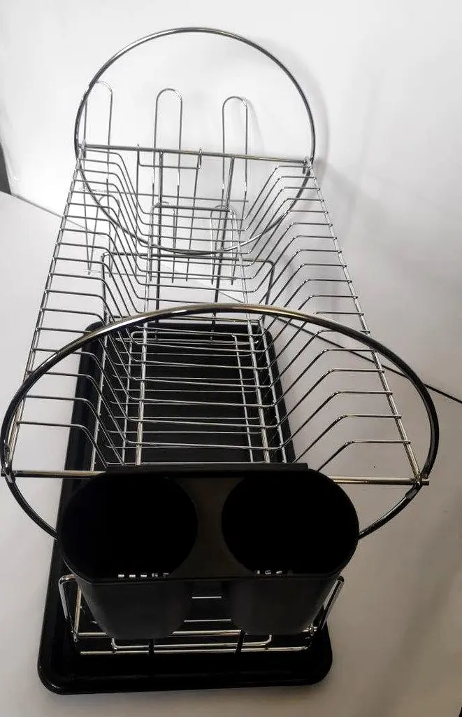 Сушіння для посуду Dish Rack WL 2605 C Silver - фото 2