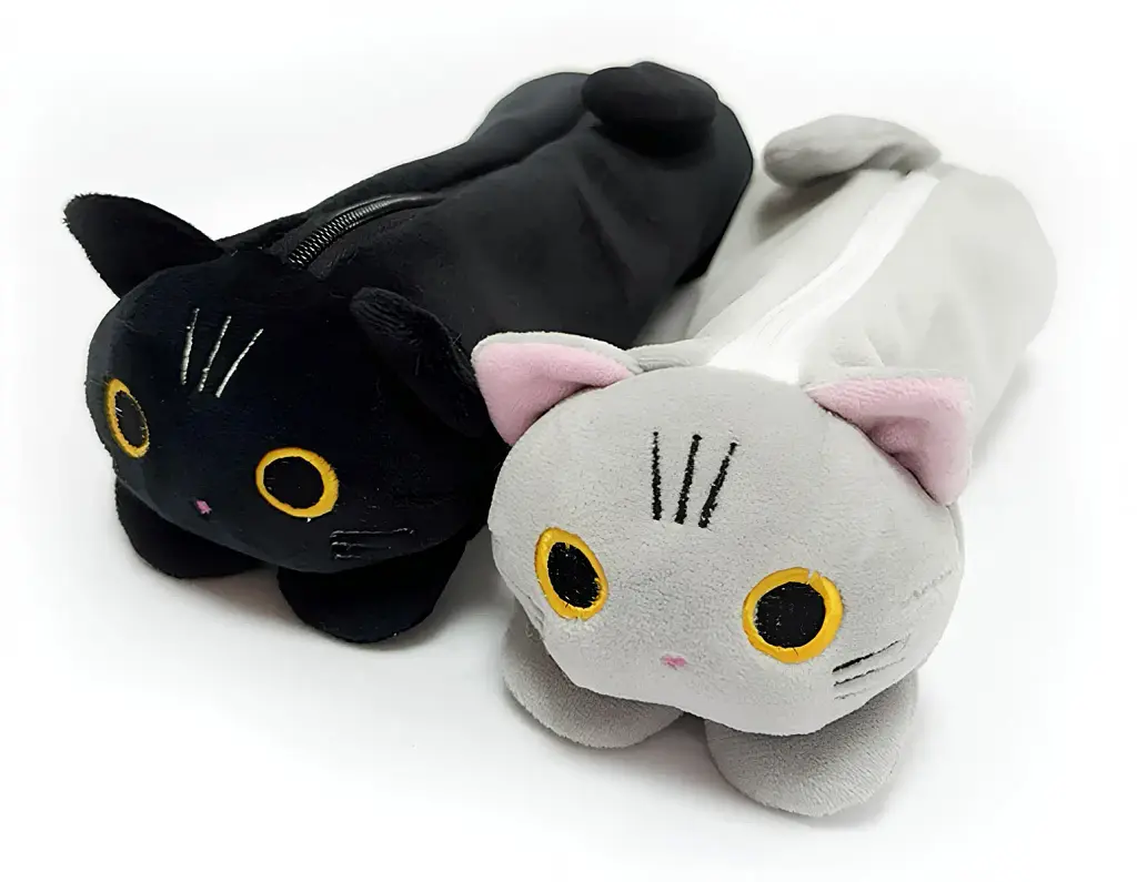 Пенал Котенок черный 23 см - фото 2