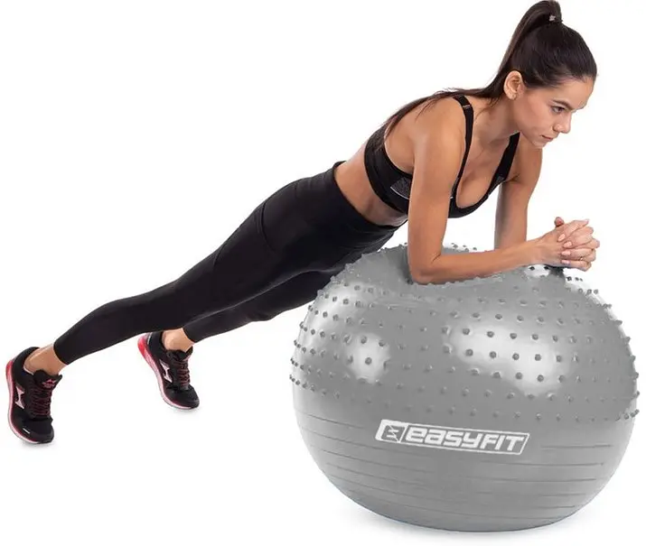 Мяч для фитнеса EasyFit 85 см серый (EF-3013-GY) - фото 3