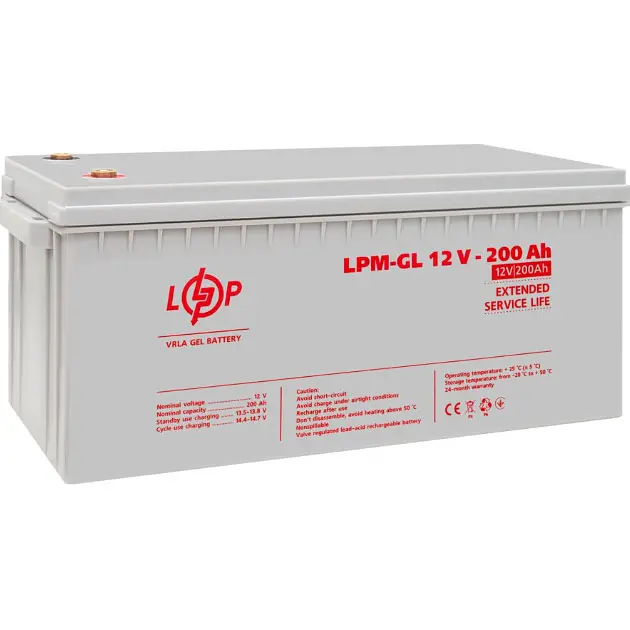 Джерело безперебійного живлення [ДБЖ] LogicPower LPY-W-PSW-1000VA + LPM-GL батарея 12V-200Ah [5869] [110449] - фото 8