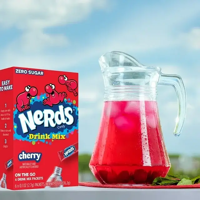 Порошковий напій Nerds PwdMix Cherry 6 стіків 16.2 г - фото 7