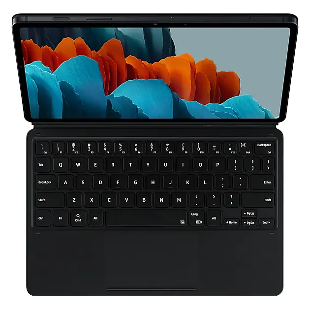 Чохол-клавіатура Samsung Book Cover Keyboard для Galaxy Tab S7 11.0 (T870/T875/T786) / Tab S8 11.0 (X700/X706) Black ENG/UKR (EF-DT870BBRGRU) - фото 2