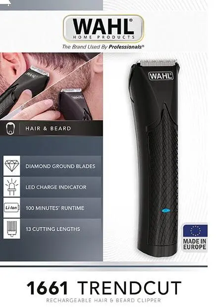 Машинка для стрижки Wahl TrendCut Li-Ion (1661-0465) [64061] - фото 3