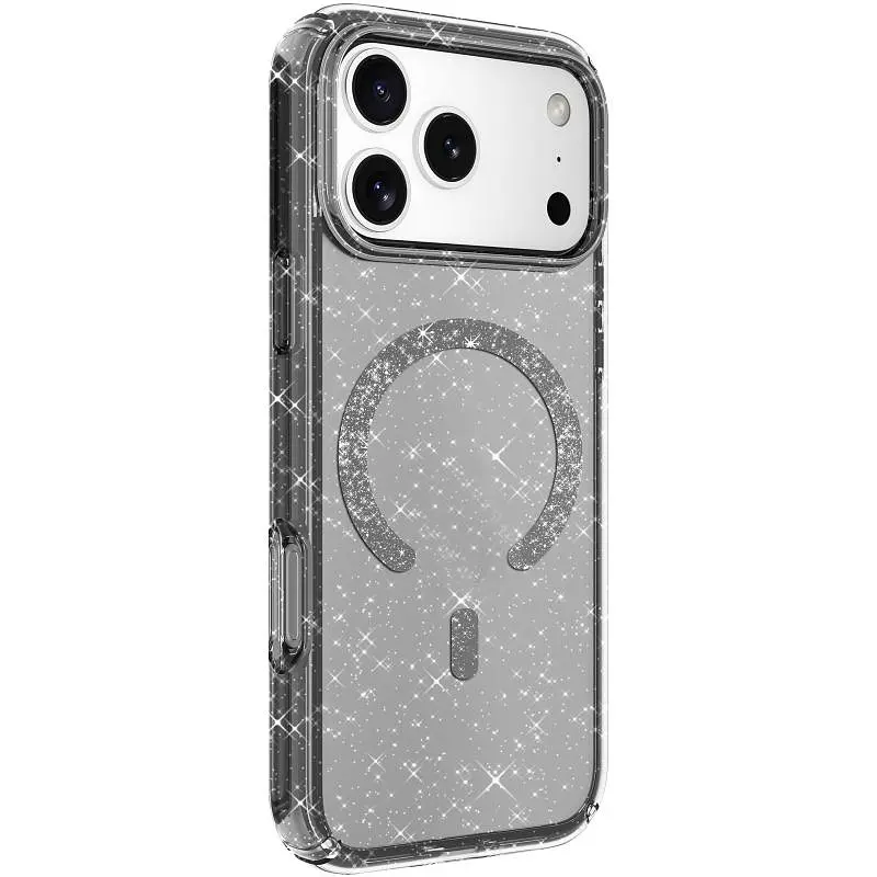 Чохол TPU Eclipse Sparkle Magnetic Fit для Apple iPhone 17 Pro (6.3") Black - фото 2