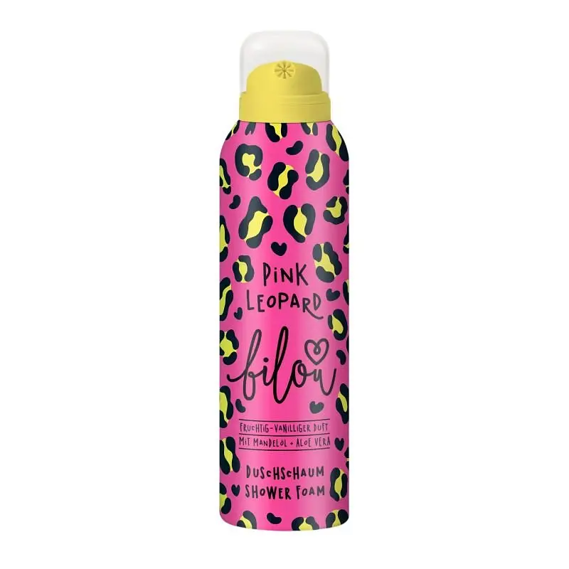 Пінка для душу Bilou Pink leopard