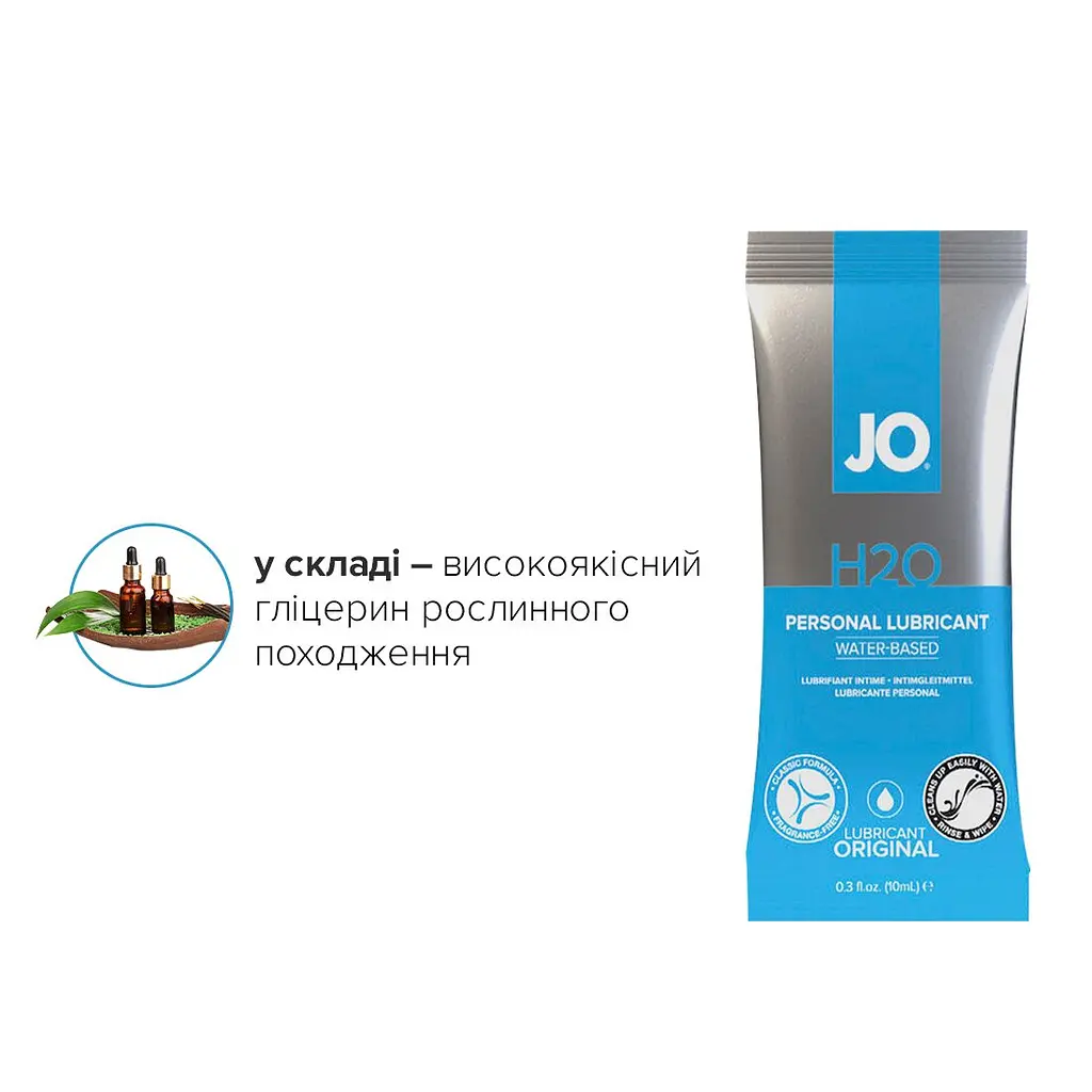Пробник JO H2O – ORIGINAL (10 мл) - фото 4