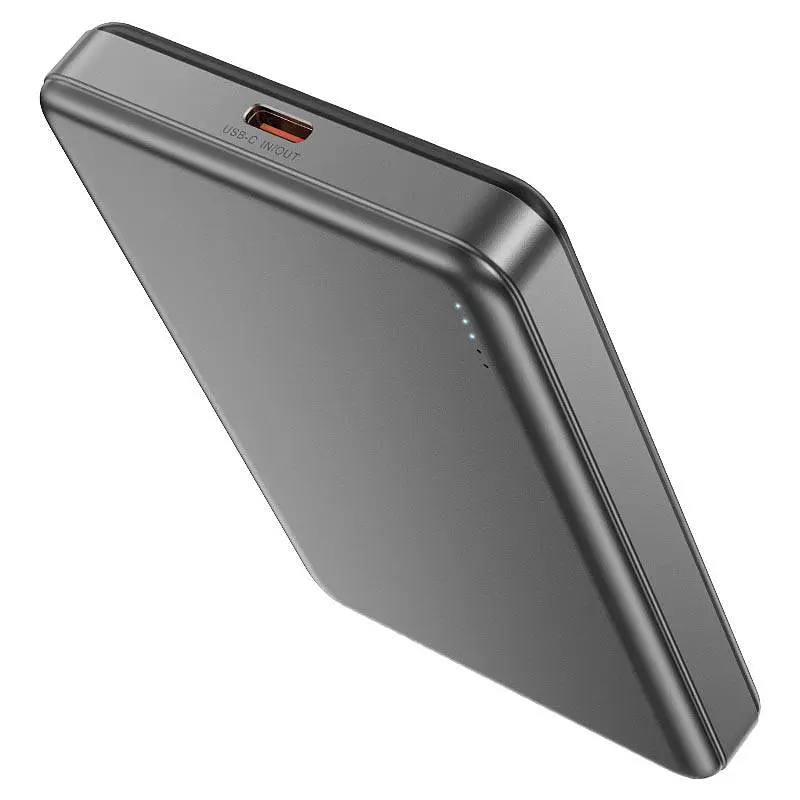 Зовнішній аккумулятор ACEFAST M12 PD20W ultra-thin magnetic wireless charging power bank 10000mAh, чорний - фото 2