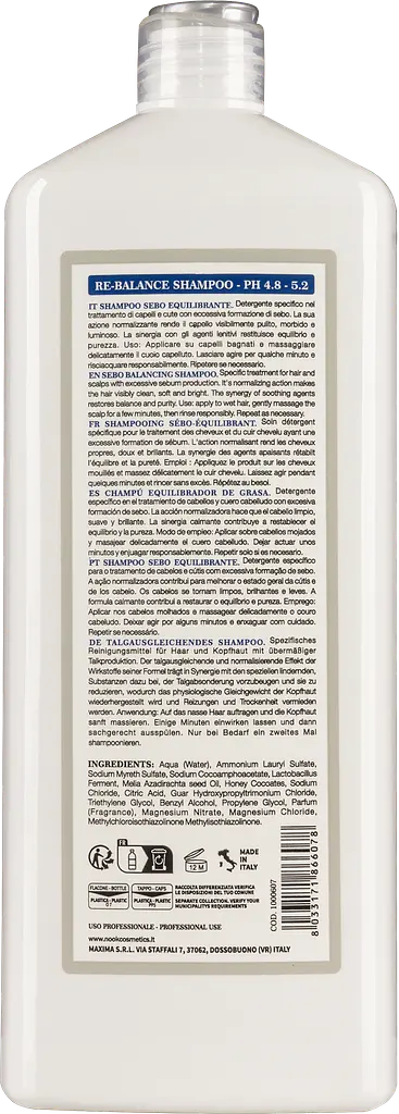 Шампунь себобаланс Nook DHC Re-Balance 1000 мл - фото 2