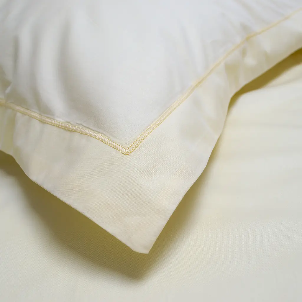 Постельное белье сатин Lotus Home - Dakota Modern масляно-желтый евро - фото 4