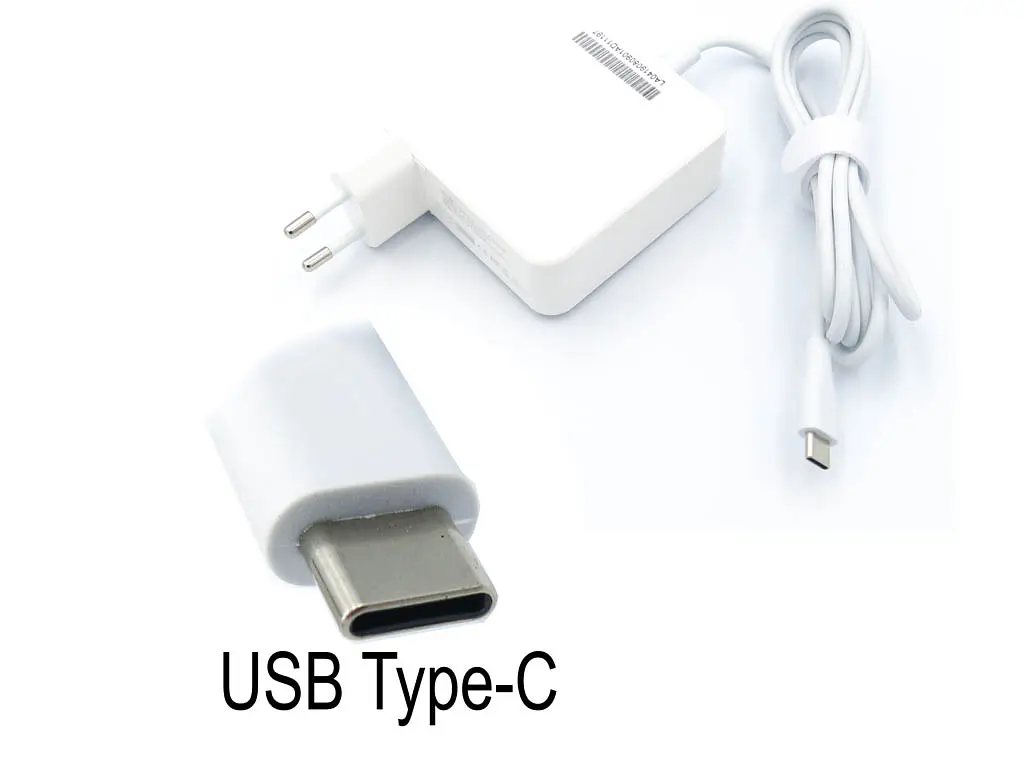 Блок живлення для Apple, Asus, HP, Dell, Lenovo, Samsung, Xiaomi Type-C (USB-C) 65W (5V, 9V, 12V, 15V, 18V, 20V) 3.25A Max. Квадратний Білий. - фото 2