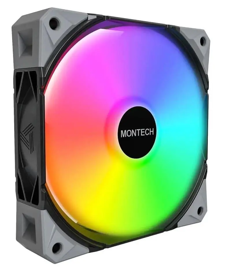 Комплект вентиляторів MONTECH 120MM E28 ARGB 3 PACK (B) - фото 3