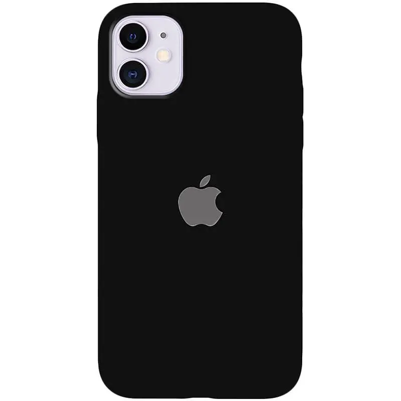Чохол-накладка Toto Silicone Full Protection Case Apple iPhone 11 Black - фото 2