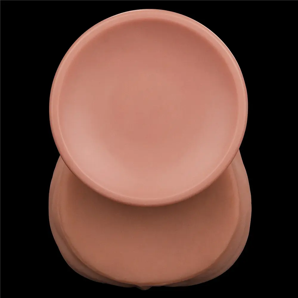 Фалоімітатор LoveToy Sliding-Skin Dual Layer Dong King Sized 36 см тілесний - фото 8