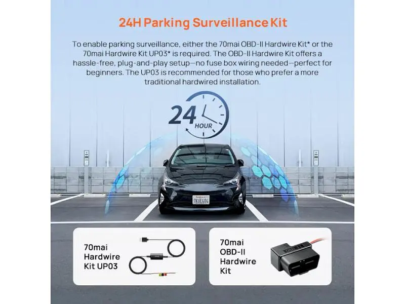 Відеореєстратор 70Mai Dash Cam M310 Plus 2K - фото 7