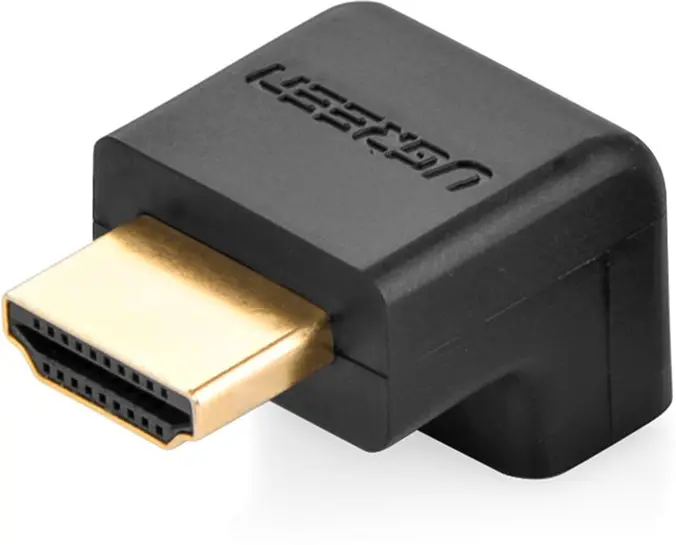 Адаптер Ugreen HD112 HDMI Male to Female Adapter черный Down (20109) - фото 2