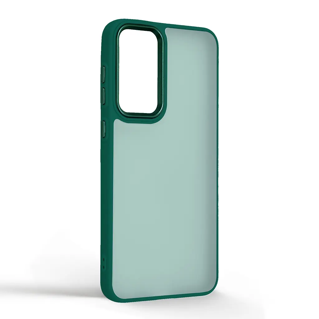 Противоударный чехол для Samsung Galaxy A56 5G, Frame, зеленый, панель-накладка, термополиуретан TPU + поликарбонат PC, защита всего корпуса, защита кнопок и камеры, устойчив к деформациям, ArmorStandart (ARM84817) - фото 2