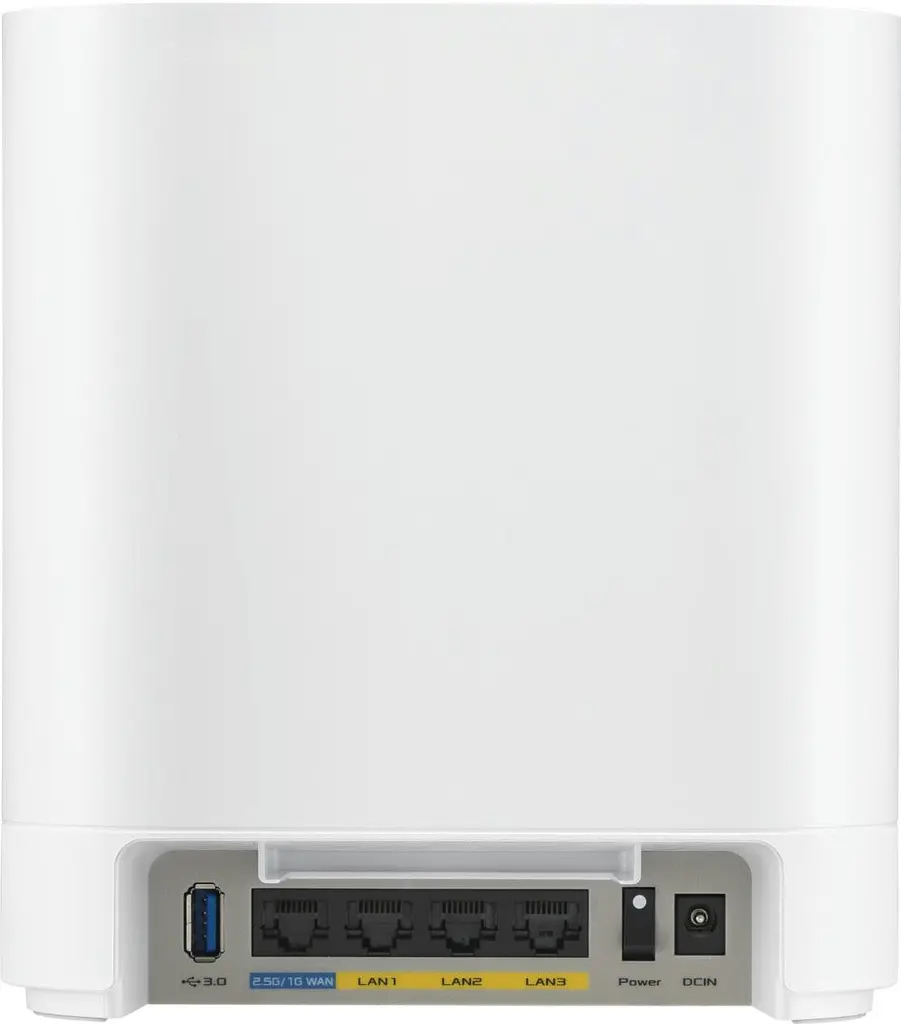 ASUS Система WiFi-Mesh ExpertWiFi EBM68 AX7800, 3xGE LAN, 1x2.5GE WAN, 1xUSB3.2, 1мод, белый - фото 3