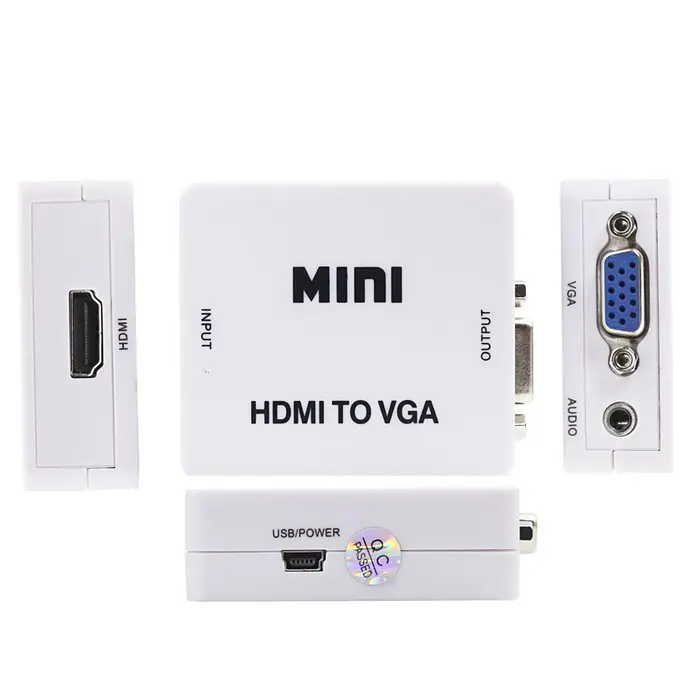 Адаптер HDMI to VGA (перехідник, конвертер, 720p/1080p) перехідник, конвертер - фото 6
