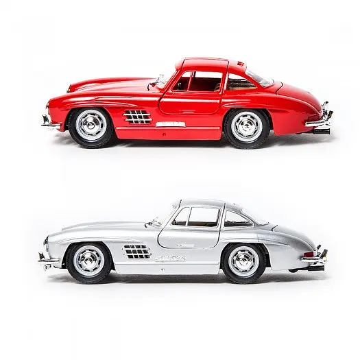 Автомодель - Mercedes-Benz 300 Sl красный (1954) (1:24) - фото 6