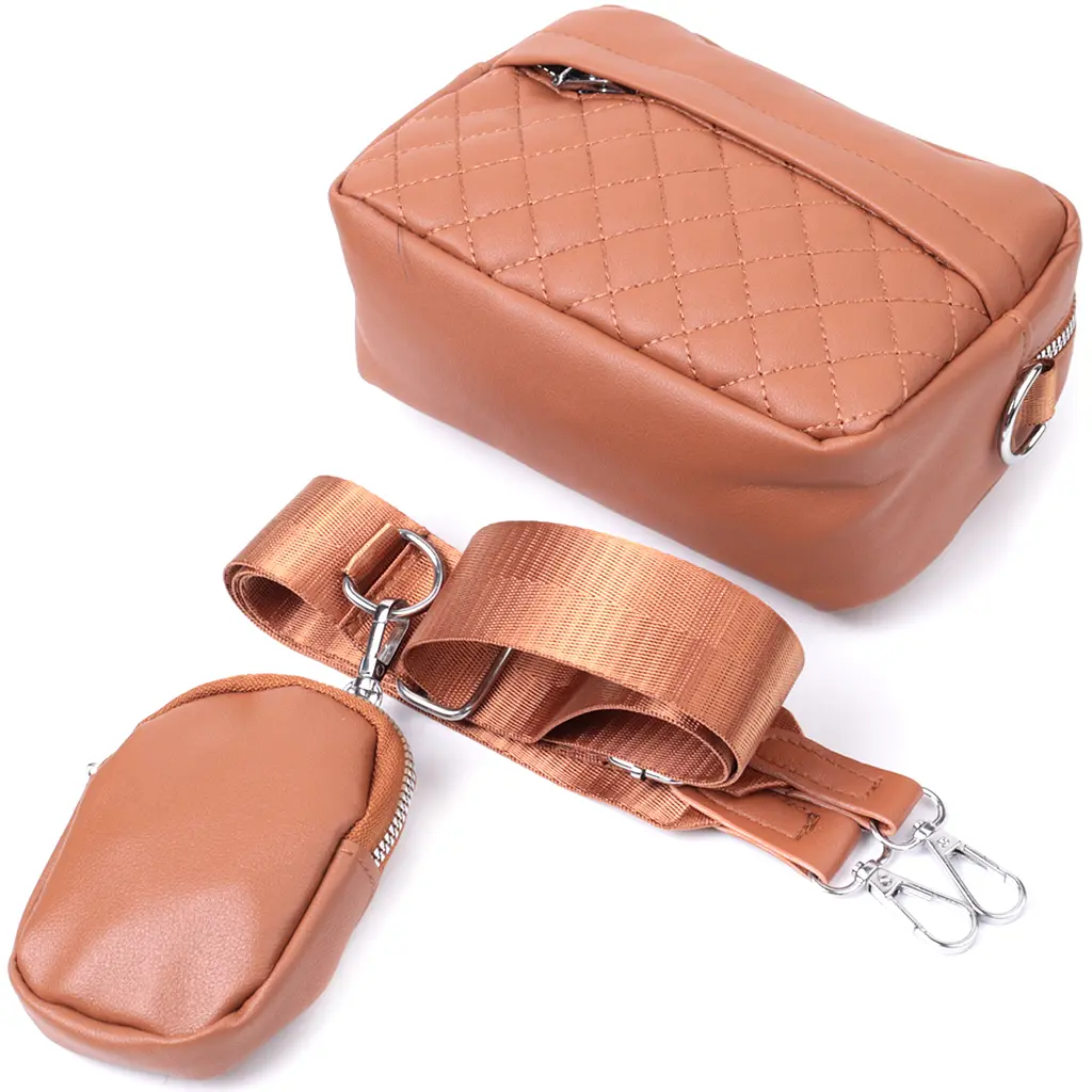 Жіноча сумка крос-боді Vintage з монетницею з екошкіри 19.5х12.5х6.5 см sum0026986 - фото 5