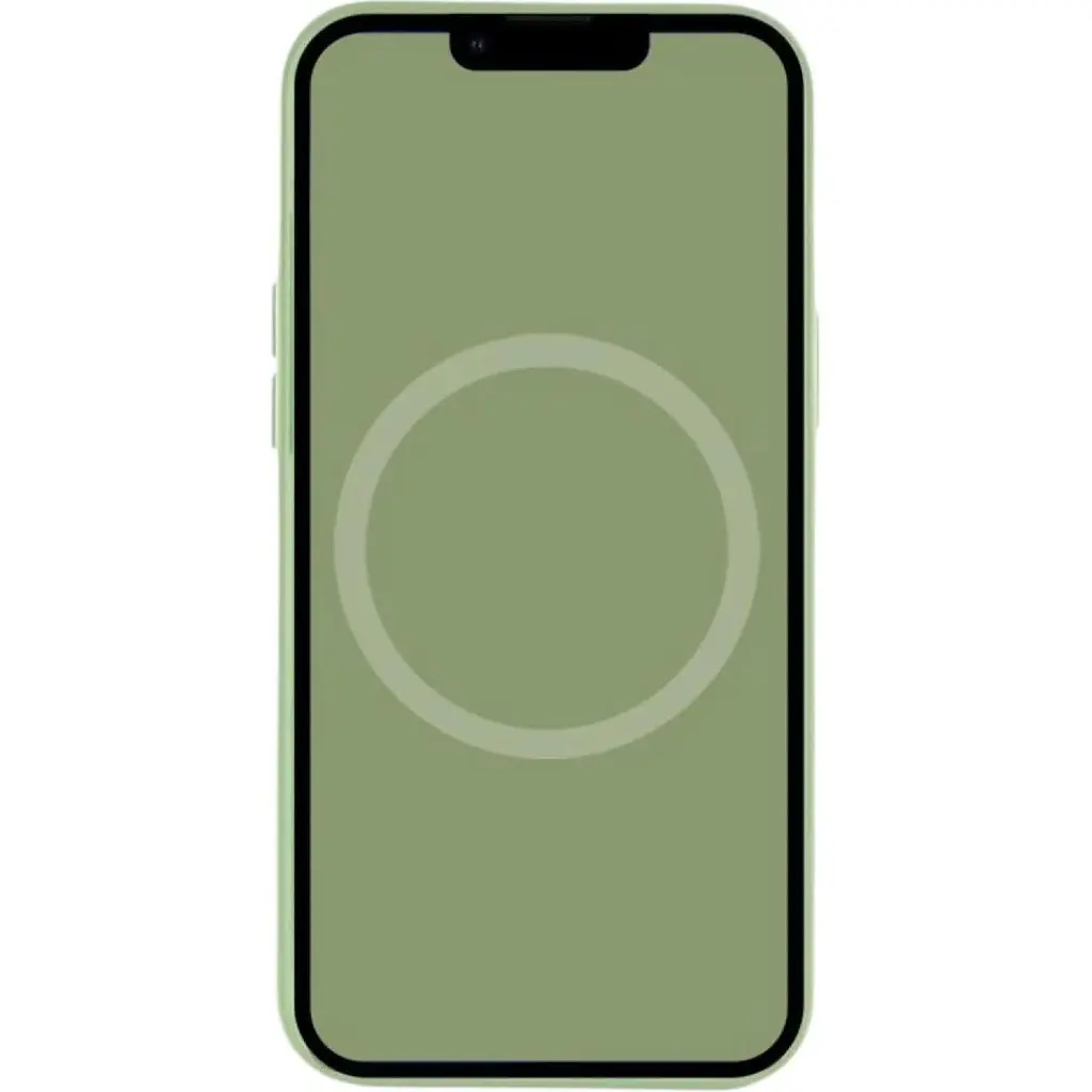 Чохол Silicone Case with Button, Animation & MagSafe для Apple iPhone 17 Pro Max Light Moss AAA [172565] - фото 3