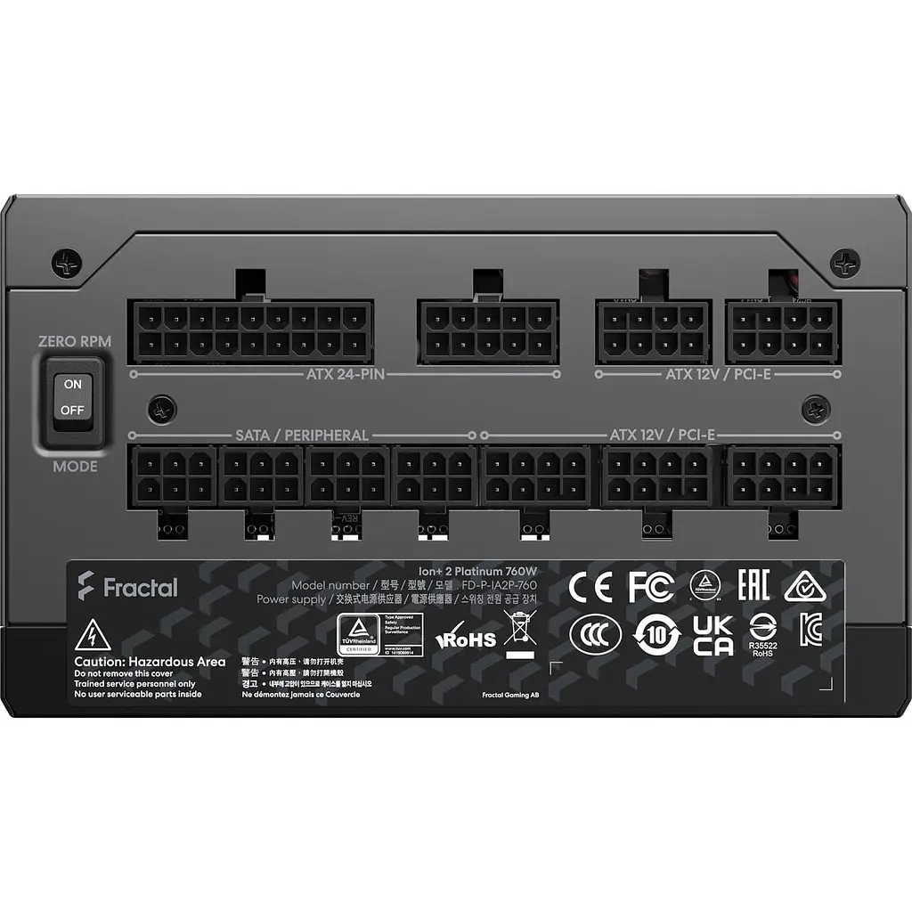 Блок питания Fractal Design Ion+ 2 Platinum 860W (FD-P-IA2P-860-EU) - фото 7