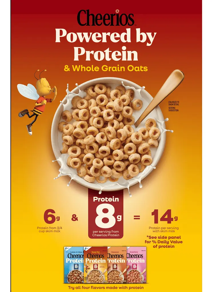 Сухий сніданок General Mills Cheerios Protein Honey Nut 396г - фото 7