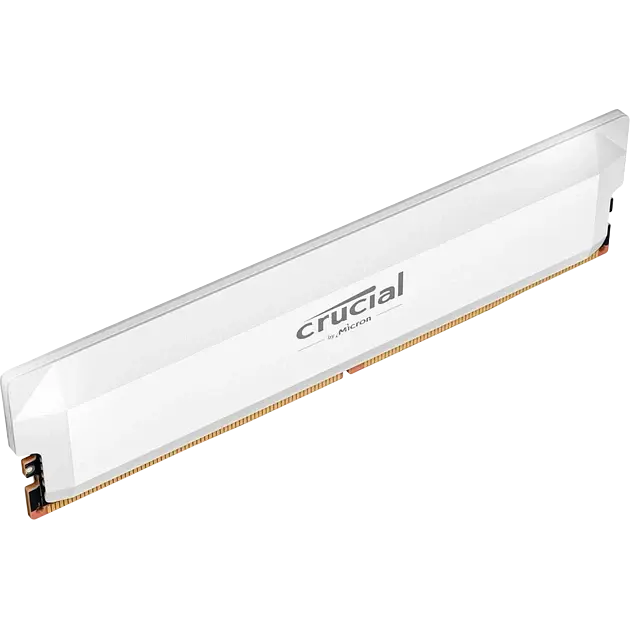 Оперативна пам'ять Micron 16GB DDR5 6400MHz Pro Overclocking White (CP16G64C38U5W) - фото 2