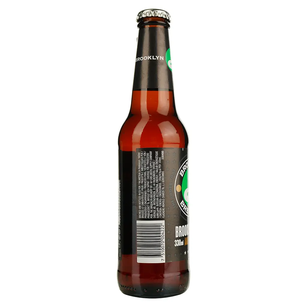 Пиво Brooklyn Brewery Hoppy Amber Lager светлое 5.2% 0.33 мл - фото 3