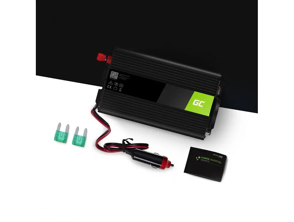 Перетворювач напруги інвертор Green Cell 12V на 230V 150W/300W - фото 2