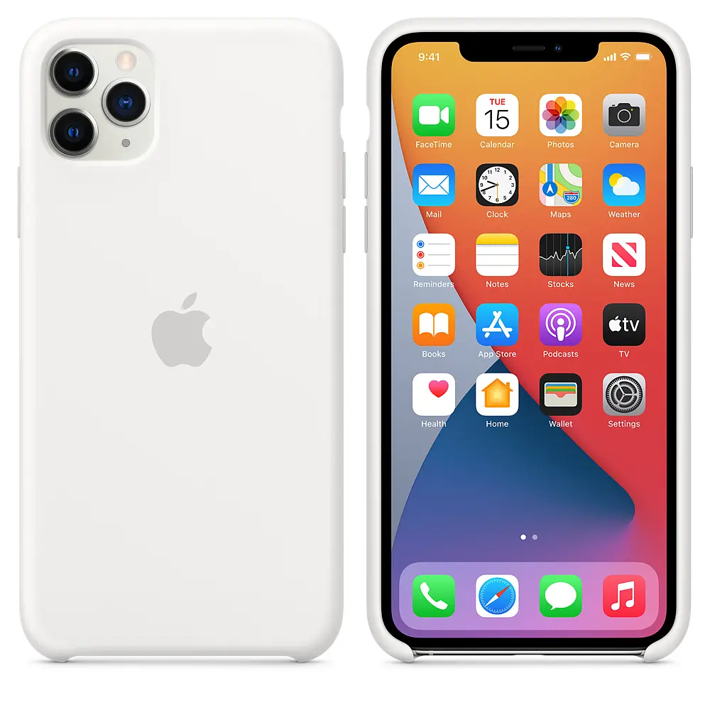 Чохол Silicone Case для Apple iPhone 11 Pro Max [White] ААА [42296] - фото 3