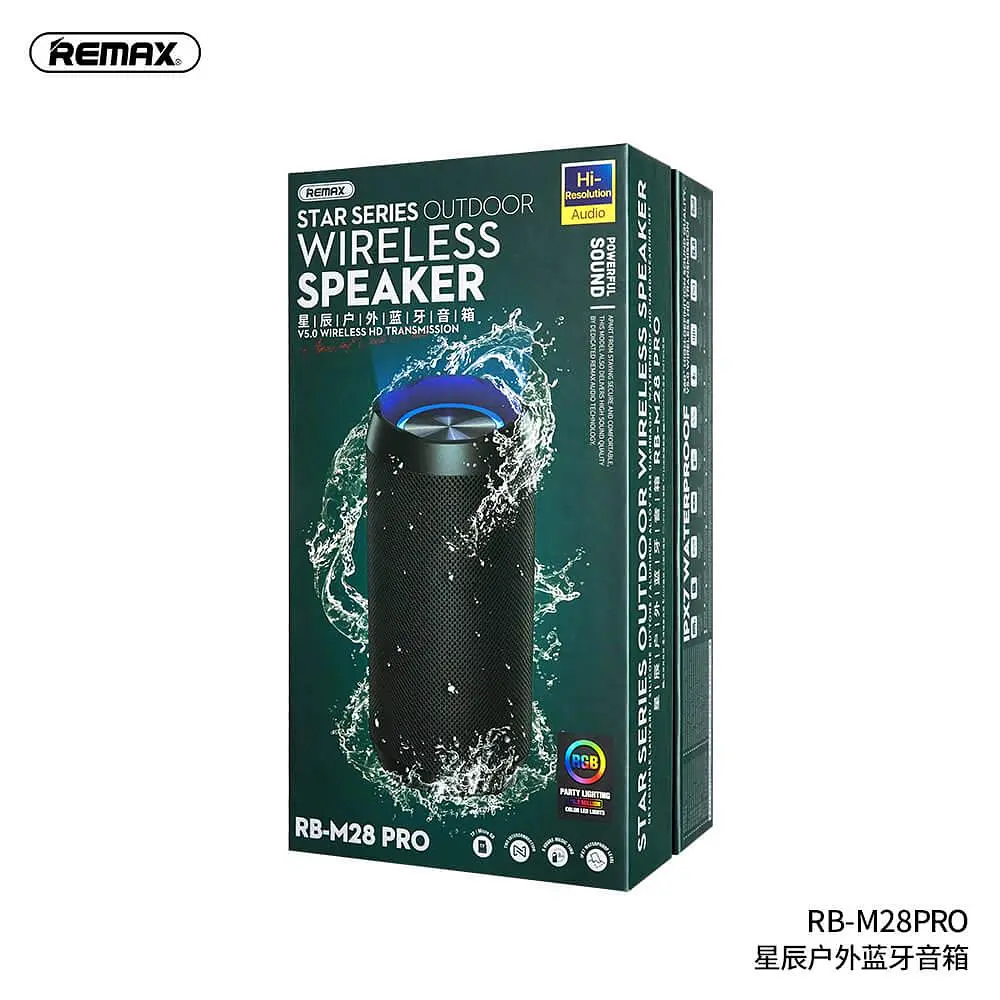 Портативна акустика Remax Star Series RGB Outdoor Wireless Speaker RB-M28 PRO 16 Вт до 8 годин зелена - фото 4