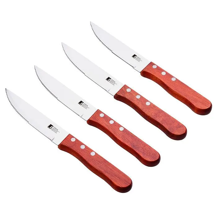 Набор ножей для стейков Bergner Bbq lovers 4 предмета (BG-40201-MM) - фото 4