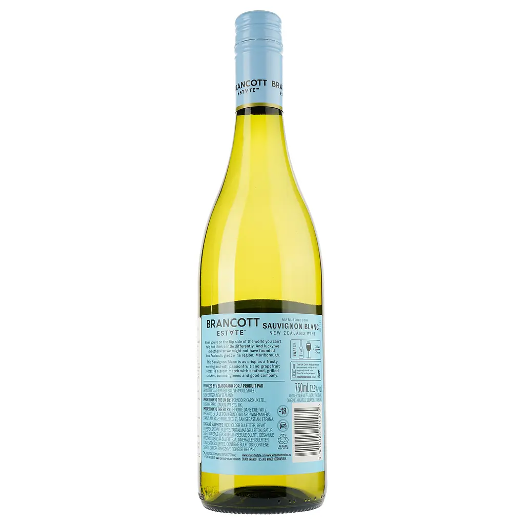 Упаковка вина Brancott Estate Marlborough Sauvignon Blanc белое сухое 4.5 л (0.75 л x 6 шт.) - фото 3
