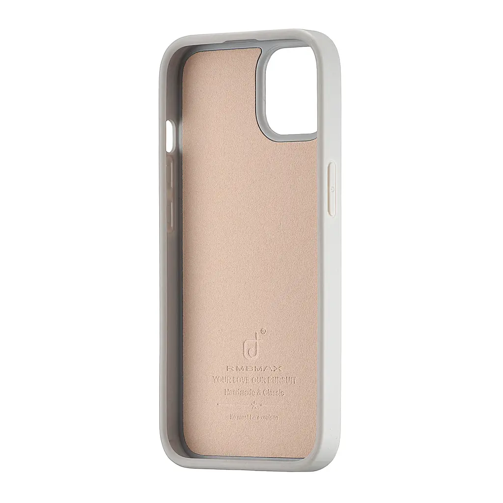 Чохол Jinduka Leather Case with MagSafe iPhone 13 Beige - фото 3