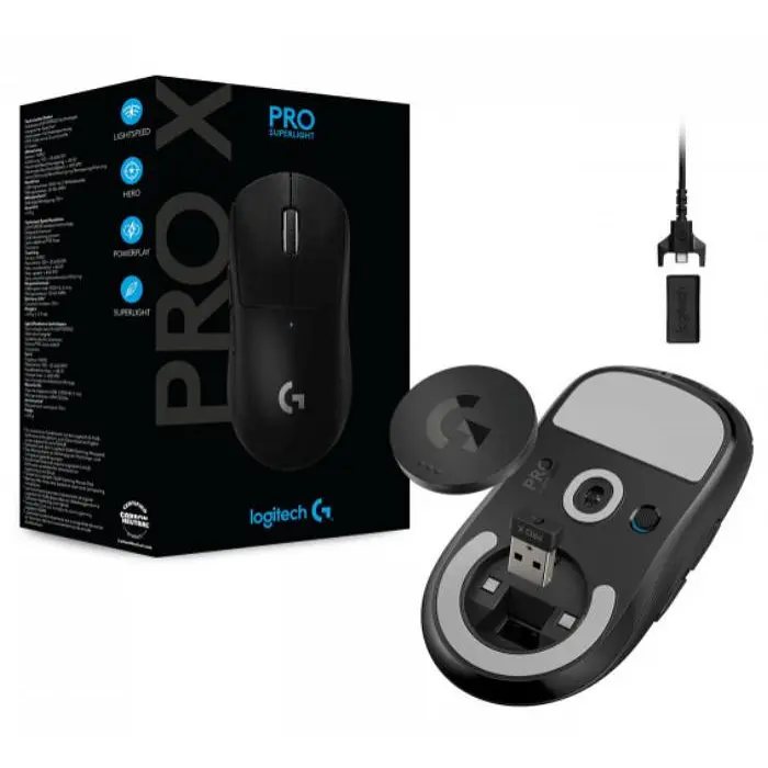 Мышь Logitech G Pro X Superlight Wireless Black (910-005880) - фото 7