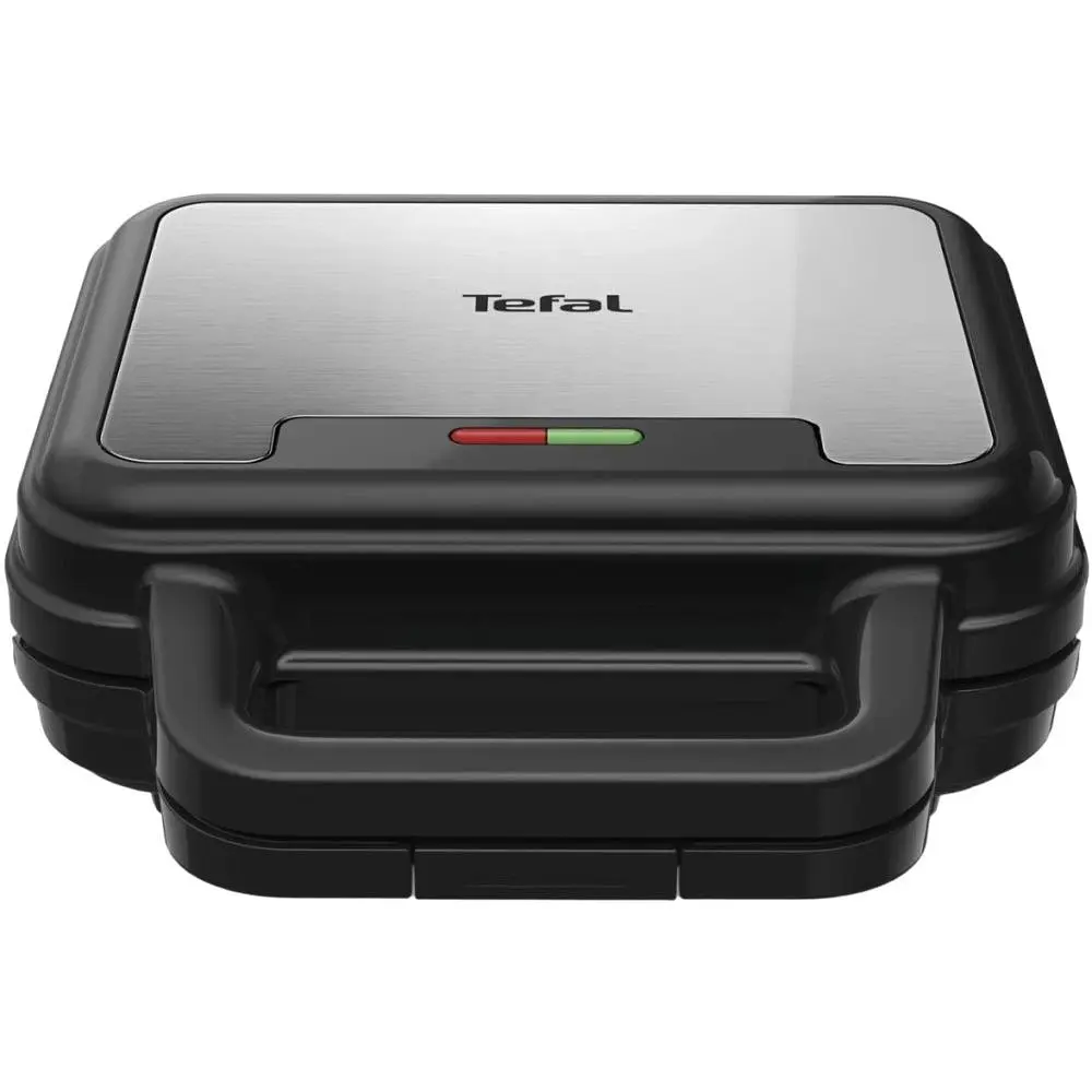 Мультимейкер Tefal UltraCompact 3в1 700 Вт тефлон 3 пластины корпус металл/пластик черно-серый (SW383D10) - фото 2