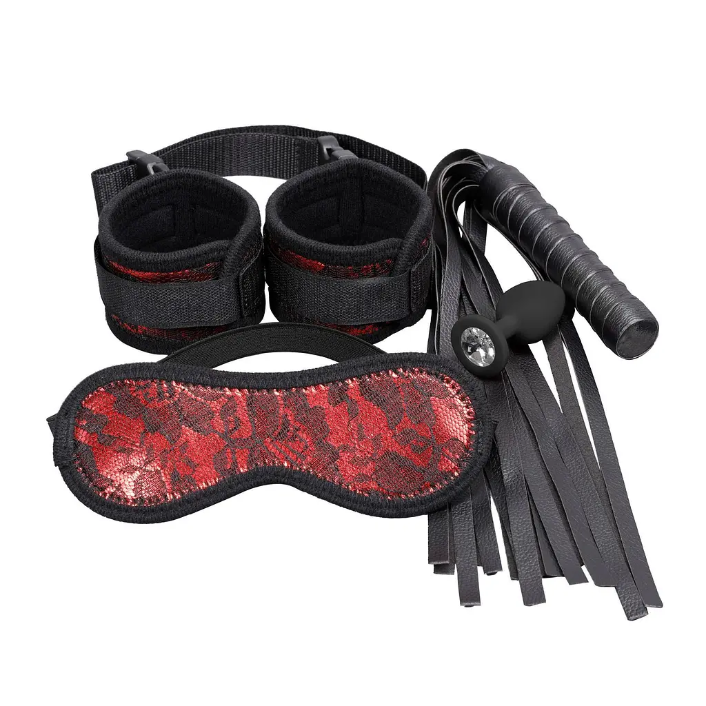 Набір БДСМ аксесуарів Erospace Wild Play BDSM Set 4 предмети - фото 3