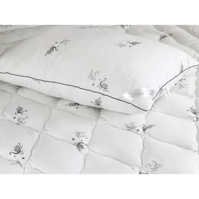 Ковдра зимова зі штучного лебединого пуху Руно Silver Swan 140х205 см білий - фото 3