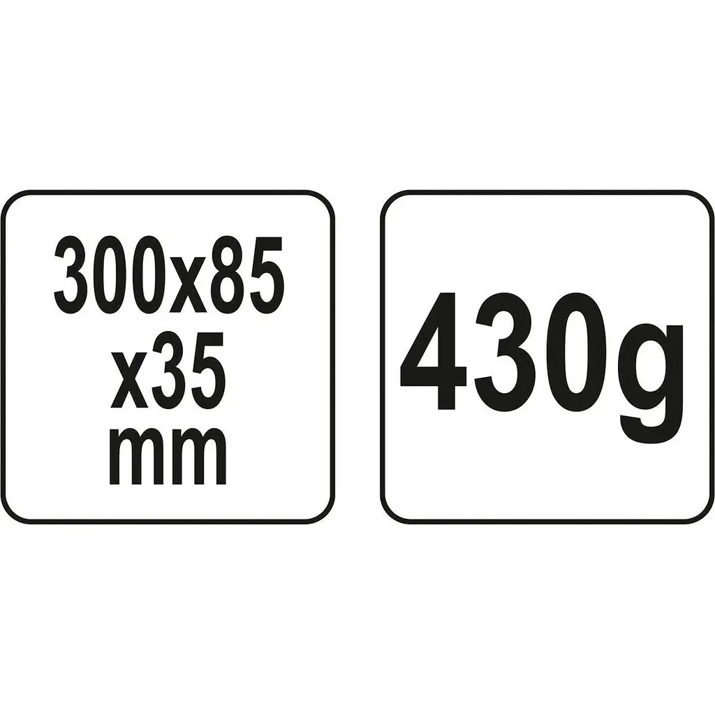 Клин пластиковый Yato 30х8.5х3.5 см (YT-79880) - фото 4