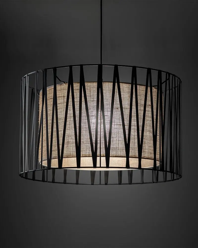 Підвісний світильник, люстра TK Lighting 4557 Harmony E27 3x15W IP20 коричневий - фото 3