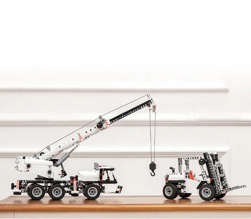 Игрушка конструктор Mitu Building Block Engeneering Crane кран - фото 3